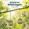 Meisenknödel Halter 4 Stück Metall Vogelfutterspender, Produktbild-Vorschau 6