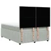 Boxspringbett mit Matratze Hellgrau 140x190 cm Samt Produktbild-Vorschau 6