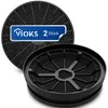 Kohlefilter 2x passend wie Respekta MIZ0023N Produktbild-Vorschau 1