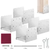 Vevor Zestaw 4 Tulei Śrubowych 190X200X180Mm Stal Węglowa Podgląd zdjęcia produktu 2