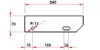 Metallstufe 800x240 mm Gitterroststufen Metall Stufe Produktbild-Vorschau 6