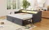 Łóżko tapicerowane Sweiko Rozkładana sofa 90/180 x 190 cm, Podgląd zdjęcia produktu 18