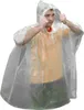 Weißer Regenponcho wasserabweisend mit Kapuze, leicht & Produktbild-Vorschau 4