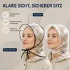 10er-Set Regenhaube mit Visier, PVC, wiederverwendbar, Produktbild-Vorschau 4