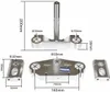 Gabelbrücken Set für 33mm Standrohre Alu Typ 7 silber Produktbild-Vorschau 2