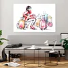 Bilder auf glas - Frau Taschen Reisen Tourismus - 120x80cm Produktbild-Vorschau 6