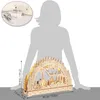 BRUBAKER 3D Lichterbogen - LED Schwibbogen - Sternsinger - Produktbild-Vorschau 6