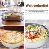 Hausleben® - Set di 3 casseruole/teglie in acciaio inox, Ø Anteprima dell’immagine prodotto 2