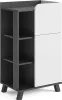A product shot of a cabinet with shelves and a door. Náhled obrázku produktu