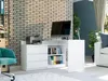 Psací stůl rohový komoda sada 120 cm FRAMIRE N-15 bílá Náhled obrázku produktu 2