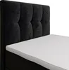 Jednolůžková boxspringová postel 90x200 ELIONE 1 - černá Náhled obrázku produktu 4