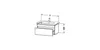 Waschtischunterbau DURASTYLE 453x800x398mm graphit Produktbild-Vorschau 3