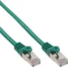 InLine® 72511G Cavo patch, SF/UTP, Cat.5e, verde, 1m Anteprima dell’immagine prodotto 1