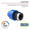 KIRCHHOFF Übergangsstück mit Außengewinde, Kunststoff 32 mm Produktbild-Vorschau 2