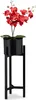 Relaxdays Blumentopf Ständer, Blumenständer inklusive Topf, Produktbild-Vorschau 1
