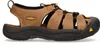 A single brown KEEN sandal is shown from the side against a white background. Produktbild-Vorschau