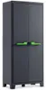 Armoire Haute 44 X 80 X H182 Cm Anthracite - Moby - Keter Voir les images du produit 3