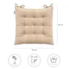 Sitzkissen mit Befestigungsbänder 40x40 Stuhlauflage Kissen Produktbild-Vorschau 4