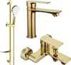 Mexen Royo DF05 Badewannenset, Gold - 72203DF05-50 Produktbild-Vorschau 1