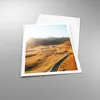 Poster - Poster ohne Rahmen - Sonne Berge Weg - 61x91,5 cm Produktbild-Vorschau 3