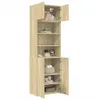 Langlebige Hochschrank Sonoma-Eiche 70x42,5x225 cm Produktbild-Vorschau 4