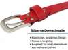 Ledergürtel  GERMANY, 3 cm breit, Gürtel für Damen und Produktbild-Vorschau 3