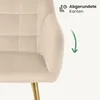 2er Set Polsterstühle mit quadratischen Ziernähten LUXANO Produktbild-Vorschau 6