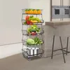 Panier à fruits et légumes - Chariot à 5 étages - Roulettes Voir les images du produit 6