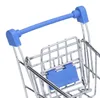 Carrello da supermercato mini, blu, elegante, versatile, Anteprima dell’immagine prodotto 4