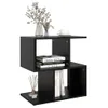 vidaXL Stolik nocny czarny 50x30x51,5 cm materiał Podgląd zdjęcia produktu 5