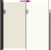 vidaXL Seitenmarkise Ausziehbar Creme 200x500 cm Produktbild-Vorschau 5