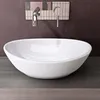 doporro Lavabo vasque à poser blanc 42cm lave main en Voir les images du produit 4