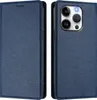 Litchi Leder Handyhülle für iPhone 14 Pro Wallet Produktbild-Vorschau 2