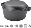 TAINO Dutch Oven 6L Fonte Couvercle Ø 25cm Marmite à usage Voir les images du produit 6