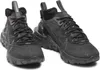 A pair of black Nike React Vision M CD4373-004 shoes are displayed against a white background. Voir les images du produit