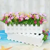 2pcs Künstliche Gerbera mit Holzzaun Unechte Daisy Produktbild-Vorschau 3