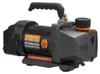 A black and gray 18V vacuum pump with orange accents, shown from a three-quarter angle on a light gray background. Náhľad obrázku produktu