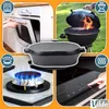 Collage of images showing different cooking methods and appliances, with a cast iron pot in the center. Produktbild-Vorschau
