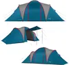 Tente familiale NILS Camp NC6431 Highland IV bleu/gris Voir les images du produit 2