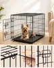 FEANDREA Hundekäfig Faltbar mit Kunststoffschale und Produktbild-Vorschau 3