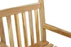 A close-up view of the wooden slats of a garden chair. Produktbild-Vorschau