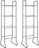 Two identical metal shelving units are shown against a white background. Produktbild-Vorschau