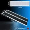 WORHAN® Rollstuhl Rampe klappbar 272kg faltbar Mobil Produktbild-Vorschau 2