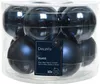 Christbaumkugeln Night Blue dunkelblau 5 x glänzend & 5 x Produktbild-Vorschau 5