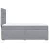 Boxspringbett mit Matratze Hellgrau 80x200 cm Stoff Produktbild-Vorschau 9