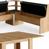 Gruppo panca ad angolo Vicco Roman Rovere dorato 210 x 150 Anteprima dell’immagine prodotto 6