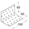 Montagewinkel. KM 6, 60x60x100 - Packung mit 1 Stück Produktbild-Vorschau 3