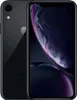 A black iPhone XR is shown from the front and back. Produktbild-Vorschau