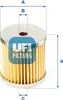 Kraftstofffilter UFI 26.622.00 Filtereinsatz Produktbild-Vorschau 1