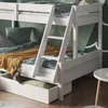 Etagenbett Vitalispa Everest Weiß 120x200 / 80x200 cm mit Produktbild-Vorschau 5